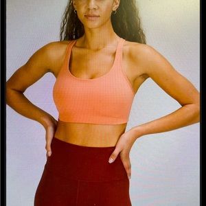 New Lululemon All Powered Up Bra 34D Pink Savannah